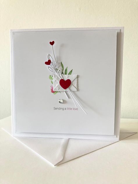 Shayne Eddie, Anniversary Cards Handmade, Valentine Love Cards, Valentine Cards Handmade, Wedding Cards Handmade, Impression Obsession, Birthday Cards For Women, Elegant Cards, Embossed Cards