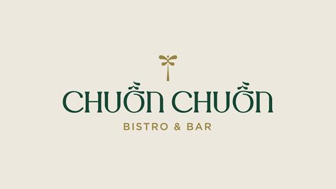 Bistro Logo, Vietnam Restaurant, Vietnamese Language, Lettermark Logos, Creative Organization, Brand Icon, China Design, Graphic Projects, Restaurant Branding