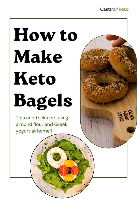 Learn how to make the best keto bagels with this easy recipe guide! We have covered all the tips and tricks to making the best bagels out of almond flour and Greek yogurt dough. Follow the link and learn how to achieve the perfect texture and flavor in your homemade keto bagels. 🥯 Greek Yogurt Dough, Yogurt Dough, Best Bagels, Keto Bagels, Keto Diet For Beginners, Bagels, Food Guide, Eating Habits, Almond Flour