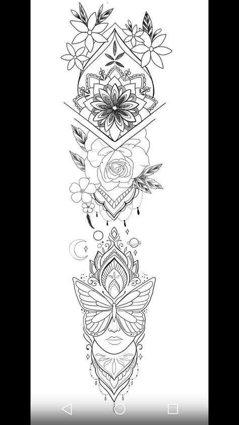 Split Mandala Tattoo, Outer Lower Arm Tattoos For Women, Forearm Women’s Tattoos, F Tattoo, Lower Arm Tattoos, Mum Tattoo, Feminine Tattoo Sleeves, Forearm Sleeve, Floral Tattoo Sleeve