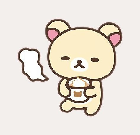 Rilakkuma Transparent, Cute Rilakkuma, Rilakkuma Korilakkuma, Drinking Coffee, Rilakkuma, Png Download, Transparent Png, Png Image, Coffee