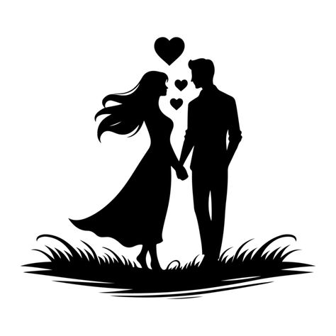 Couple Illustration Wedding, Background Png Images, Couple Png, Couple Clipart, Illustration Wedding, Bike Drawing, Photography Movies, 3d Illusion Lamp, Character Pictures