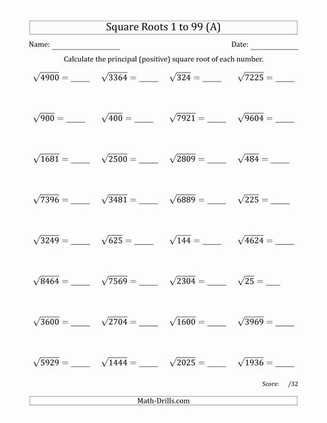 50 Square and Cube Roots Worksheet | Chessmuseum Template Library Square Roots And Cube Roots, Adding Integers Worksheet, Sequence Of Events Worksheets, Story Elements Worksheet, Circle Theorems, Mean Median And Mode, Writing Linear Equations, Integers Worksheet, Geography Worksheets