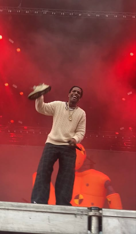 Asap Rocky Aesthetic Outfits, Asap Rocky Outfits Style, Asap Rocky Fits, Asap Rocky Concert, Asap Rocky Aesthetic, Asap Rocky Style, Rocky Outfits, Artist Moodboard, Rapper Concert