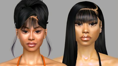 Sims 4 Cc Cardi B Hair, Cardi B Sims 4, Sims 4 Cc Cardi B, Sims 4 Cardi B, Cardi B And Hennessy, Game Links, Face Overlay, Hennessy Carolina, The Sims 4 Skin