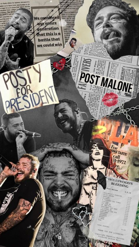 🎤❤️❤️‍🔥 #postmalone #post #malone #hollywoodsbleeding #posty Badminton Photos, Post Malone Wallpaper, Art Outfit, Y2k Wallpaper, Post Baby, Post Malone, Sketchbook Art Inspiration, Fav Celebs, Song Quotes