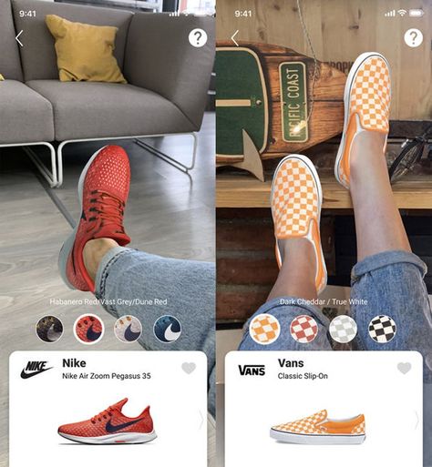 wanna kicks lets you virtually try on sneakers before you buy them Try Before You Buy, Sneaker Infographic, Shoe Installation, Augmented Reality Fashion, Sneaker Installation, Phone Ads, Sneaker Memes Funny, Ar App, Augmented Reality Art