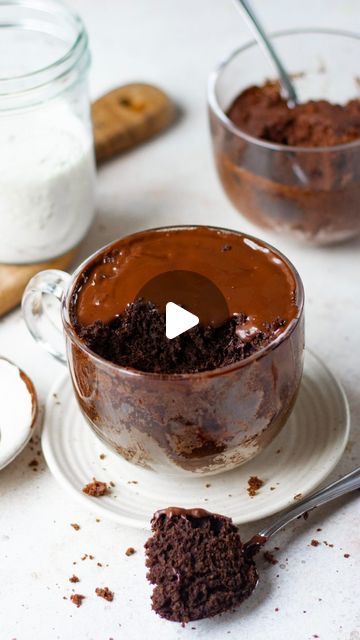 Microwave Recipes In A Cup, Desserts Microwave, Mug Cake Chocolate, Bake With Shivesh, Ragi Flour, Gluten Free Dessert, Mug Cake Recipe, Chocolate Mug Cake, Mug Cake Microwave