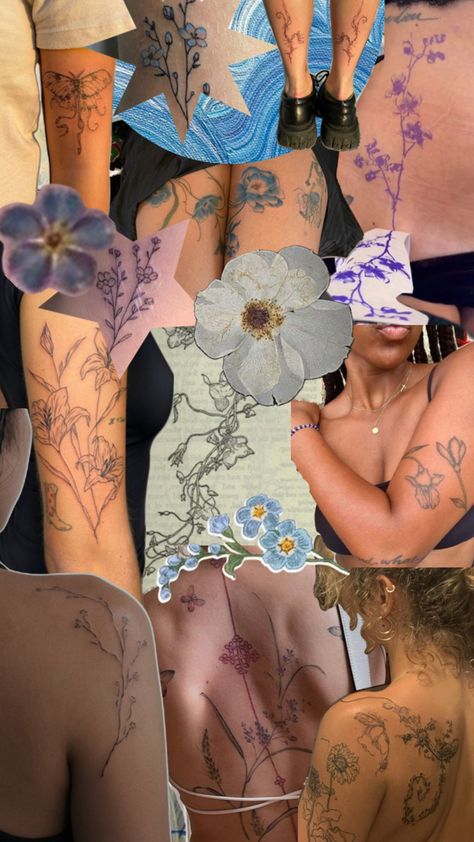 Collage Tattoos, Tattoo Collage, Tattoo Inspo, Tattoos And Piercings, Realism, Piercings, Vision Board, Collage, Tattoos