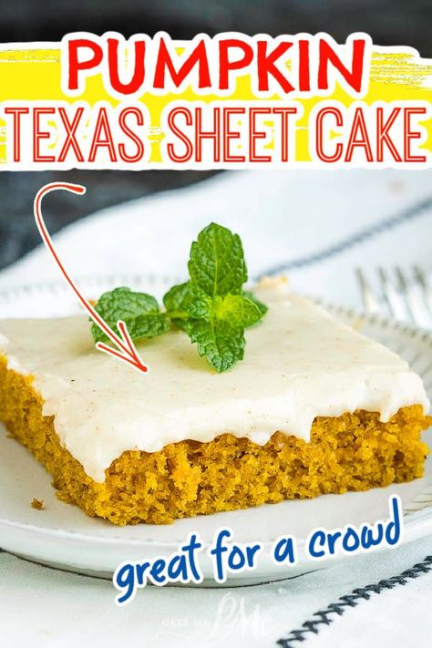 BEST PUMPKIN TEXAS SHEET CAKE Pumpkin Texas Sheet Cake With Buttermilk Frosting, Pumpkin Texas Sheet Cake Recipe, Pumpkin Texas Sheet Cake, Pumpkin Sheet Cake Recipes, Texas Sheet Cakes, Texas Recipes, Autumn Foods, Garlic Butter Pasta, Texas Sheet Cake Recipe