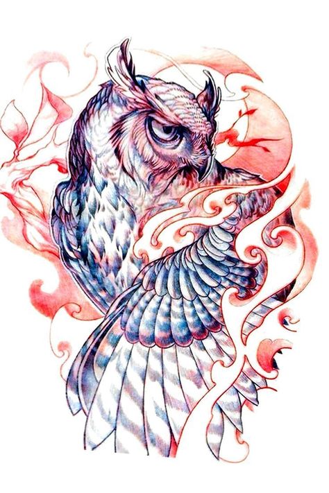 Norse Mythology Tattoo, Mexican Culture Art, Owl Artwork, Bull Art, Owl Tattoo Design, Animal Stencil, Mythology Tattoos, Sketch Tattoo Design, Memorial Tattoos