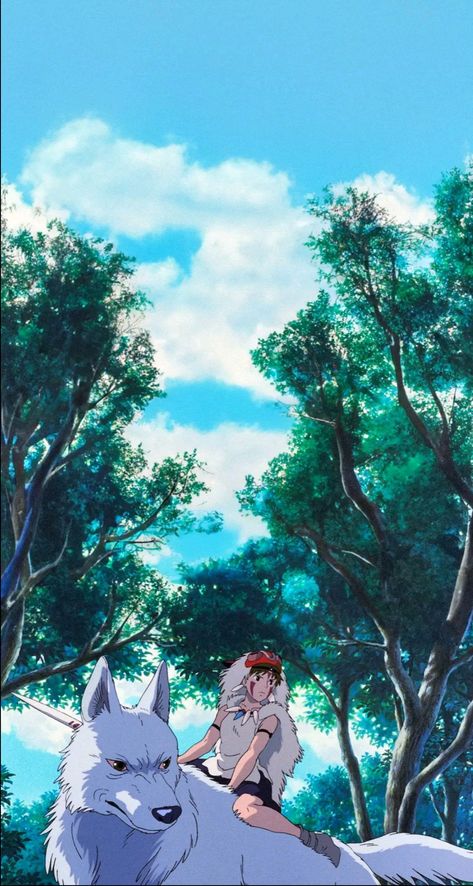 Studio Ghibli Wallpaper Princess Mononoke, Ghibli Wallpaper Princess Mononoke, Studio Ghibli Background Princess Mononoke, Princess Mononoke Iphone Wallpaper, Princess Mononoke Background, Princess Mononoke Lockscreen, Studio Ghibli Princess Mononoke, Princess Mononoke Wolf, Ghibli Princess Mononoke