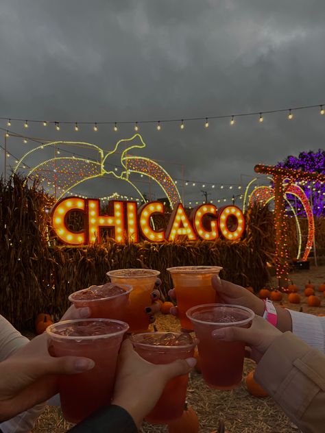 Pumpkin patch, Chicago, drinks, fall, autumn, aesthetic, style Jacks Pumpkin Pop Up Chicago, Chicago Girls Trip, Chicago Fall, Chicago Girls, Chicago Trip, Up Pumpkin, 10 Year Plan, Chicago Travel, Pumpkin Spice Season