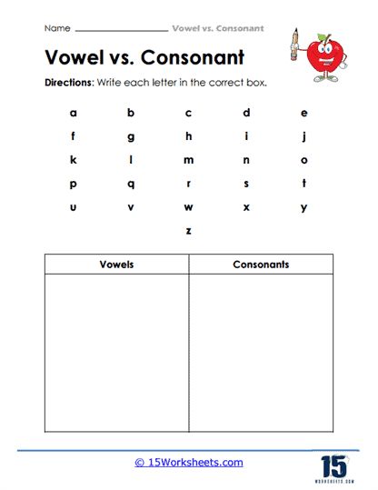 Sort Into Boxes Worksheet - 15 Worksheets.com Vowels Consonants Worksheet, Vowel And Consonant Worksheet, Vowels And Consonants Worksheets, Vowel Consonant Sort, Long And Short Vowels Worksheets, Long And Short Vowels Worksheets Grade 1, Consonants Worksheets, Long Vs Short Vowels Activities, Vowels Worksheet