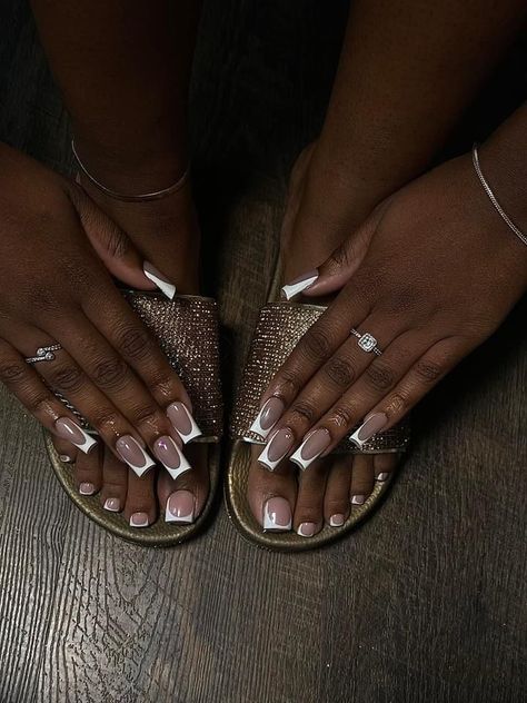 French Tip Pedicure, Art For Short Nails, Nail Art For Short Nails, Nail Art Easy, French Toes, Nail Art Inspo, Gel Toe Nails, Acrylic Toes, Acrylic Toe Nails