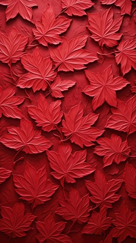 Maple leaf bas relief small pattern red wallpaper art. | premium image by rawpixel.com / Ake Iphone Wallpaper Art, Pink Hearts Wallpaper, Oil Paint Art, Autumn Backgrounds, Maple Leaf Pattern, Gallery Wallpaper, Beautiful Background, Art Gallery Wallpaper, Beautiful Pics