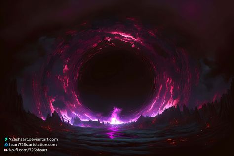 (11) Portals of The Elements, BNJacob on ArtStation at https://www.artstation.com/artwork/XgBRrL Dark Portal Art, Magic Portal Aesthetic, Shadow Magic Art, Portal Concept Art, Portal Rpg, Dark Magic Art, Portal Anime, Portal Aesthetic, Magic Portal