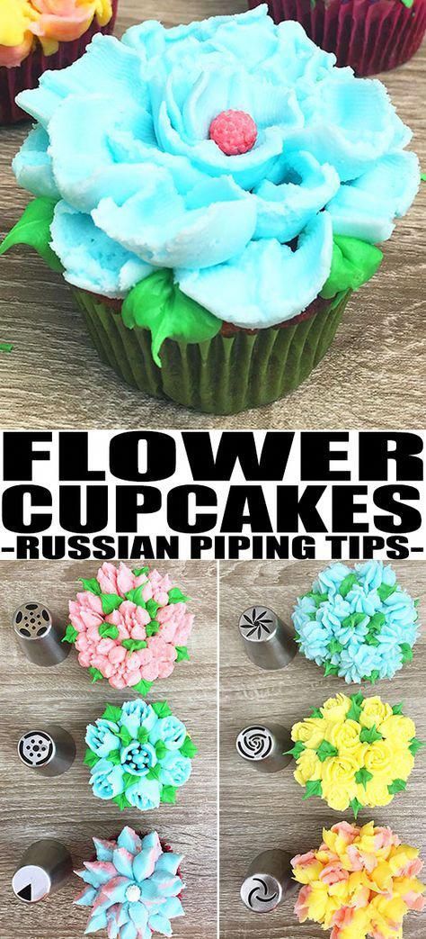 Russian Piping Tips, Frosting Techniques, Cake Piping, Cake Decorating For Beginners, Frosting Tips, Icing Tips, Frosé, Creative Cake Decorating, Cakes And Cupcakes