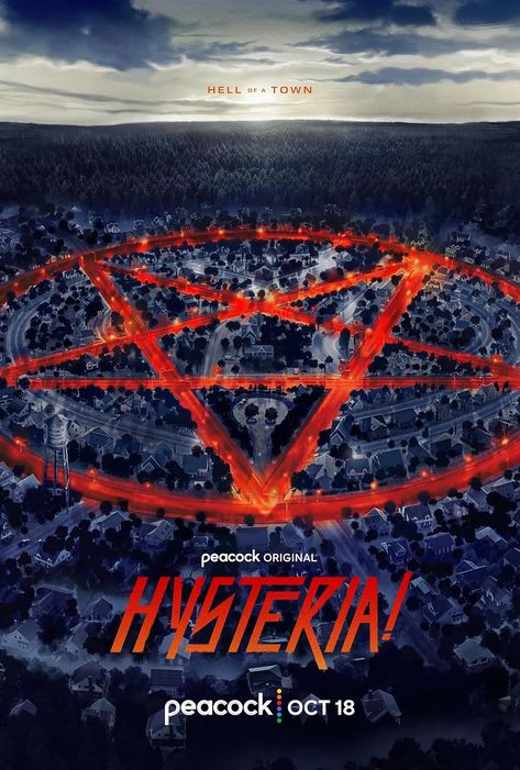 Hysteria! (2024) Satanic Panic, Anna Camp, Julie Bowen, Movies By Genre, Bruce Campbell, Most Popular Movies, Dark Comedy, Horror Show, Hispanic Heritage Month