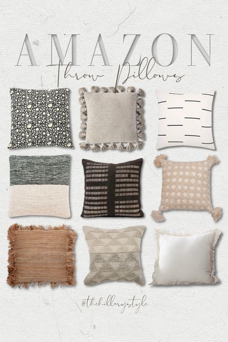 Beds With Throw Blankets, Cream Couch Pillows, Throw Pillows Amazon, Amazon Throw Pillows, Amazon Pillows, Pillows Amazon, Pottery Barn Throw Pillows, Home Amazon Finds, Modern Couches Living Room