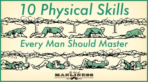 The 10 Physical Skills Every Man Should Master | The Art of Manliness Self Defence Training, Survivor Quotes, Art Of Manliness, Survival Techniques, Healthy Ideas, Survival Prepping, Survival Tips, Injury Prevention, Every Man