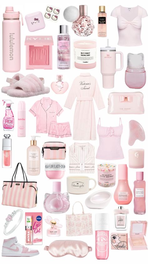 Pink Wishlist, Pink Princess Aesthetic, Xmas List Ideas, Girly Christmas Gifts, Pink Lifestyle, Fairy Hair, Pretty Skin Care, Pastel Pink Aesthetic, Girly Gifts