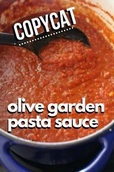 If you love Olive Garden, you might want to check out this Copycat Olive Garden Spaghetti Sauce Recipe! It's easy to make with minimal ingredients. You can create a delicious dish from the comfort of your home! #spaghetti #pasta #pastasauce #copycat #easydinner Olive Garden Red Sauce Recipe, Olive Garden Pasta Sauce, Homemade Sauce For Lasagna, Olive Garden Spaghetti Sauce, Olive Garden Marinara Sauce Recipe, Olive Garden Spaghetti Sauce Recipe, Garden Pasta Sauce, Garden Spaghetti Sauce, Olive Garden Spaghetti