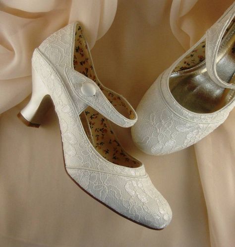 Vintage Wedding Shoes Low Heel, Vintage Wedding Shoes, Lace Wedding Shoes, Black Outlet, Wedding Shoes Vintage, Wedding Shoes Low Heel, Cheap Womens Fashion, Ivory Wedding Shoes, Wedding Shoes Lace