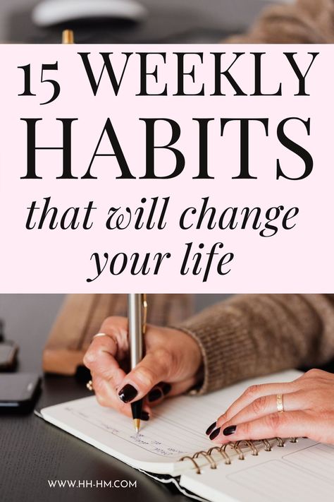 15 small weekly habits that will improve your life! These personal development tips will help change your life for the better! Healthy Habits To Start, Weekly Habits, Motivational Podcasts, Cold Medicine, Healthy Morning Routine, Personal Improvement, Natural Cough Remedies, Daily Health Tips, Healthy Mindset