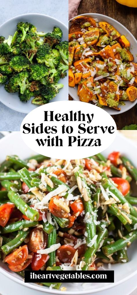 Healthy Pizza Sides, Side Dishes Healthy Easy, Side Dishes For Pizza Party, Pizza Sides Dishes, Sides To Go With Pizza, Sides With Pizza, Side Dish With Pizza, Pizza Party Side Dishes, Sides For Pizza