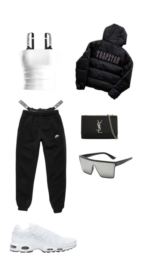 Casual outfit inspo Chav Outfits, Cute Sweatpants, Cute Outfits With Leggings, Outfits For Summer, Streetwear Girl, Hype Clothing, Cute Nike Outfits, Casual Preppy Outfits, Cute Lazy Day Outfits