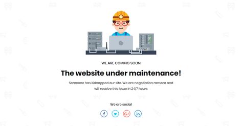 Maintenance Page Website Maintenance, Under Maintenance, Page Design, Decks, Google Search, Pins, Quick Saves, Design