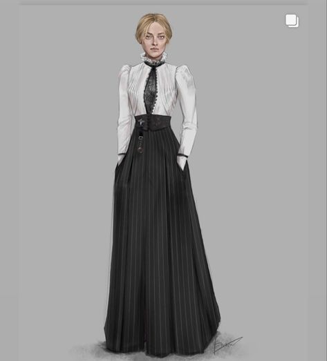 Modern Victorian Fashion Dresses, Modernized Victorian Fashion, Victorian Outfits Women Modern, Modern Victorian Style Clothing, Victorian Doctor Aesthetic, Inventor Outfit, Modern Victorian Outfits, Victorian Women Fashion, Victorian Outfits Women