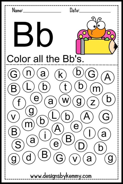 Find the letter b worksheet Alphabet Learning Activities, Preschool Letter B, Letter O Activities, Letter Q Worksheets, Letter B Activities, Letter S Worksheets, Find And Color, Letter B Worksheets, Curriculum Preschool