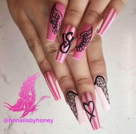 Victoria Secret Nails, Victora Secret, Secret Tattoo, Secret Nails, Angel Nails, Diva Nails, V Day, Victoria Secret Angels, Luxury Nails