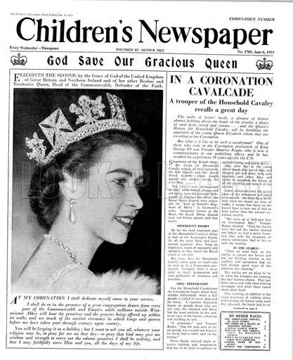 English Newspaper Articles, Arts Education Quotes, Newspaper Front Pages, English Newspapers, Newspaper Headlines, Historical Newspaper, Vintage Newspaper, The Coronation, Newspaper Article