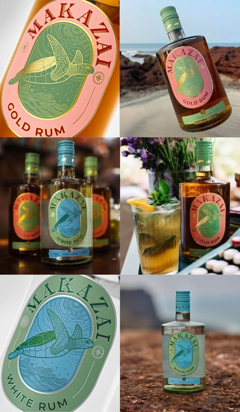 Non Alcoholic Drinks Packaging, Rum Packaging Design, Spirit Bottle Design, Liquor Packaging Design, Cocktail Packaging Design, Gin Packaging Design, Gin Bottle Design, Rum Branding, Artisanal Packaging