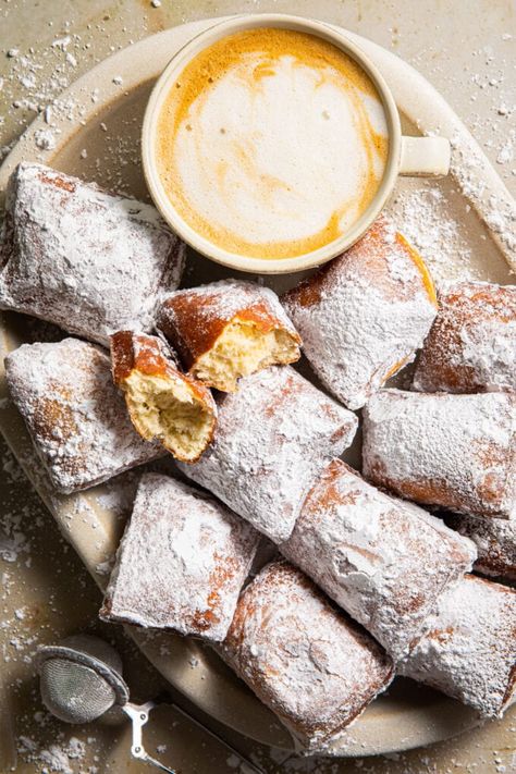 The Best Beignets (New Orleans-Style) Homemade Beignets, How To Make Beignets, New Orleans Beignets, Sweet Potato Pound Cake, Beignet Recipe, Raspberry Fruit, Be Ready, Beignets, Dry Yeast