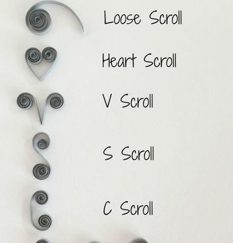 Paper Quilling Scrolls Practice Printable Worksheet | Learn how to make all the most common paper quilling scrolls with this free printable. Quilling Instructions, Toilet Paper Roll Art, Neli Quilling, Paper Quilling Tutorial, Paper Quilling For Beginners, Rolled Paper Art, Paper Quilling Flowers, Paper Quilling Cards, Origami And Quilling