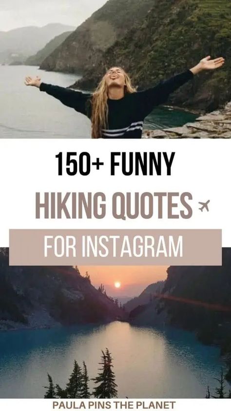 funny hiking quotes Hiking Quotes Instagram Funny, Hiking Puns, Quotes About Hiking, Funny Hiking Quotes, Instagram Post Captions, Hiking Captions For Instagram, Hiking With Friends, Hiking Photos, Short Funny Quotes