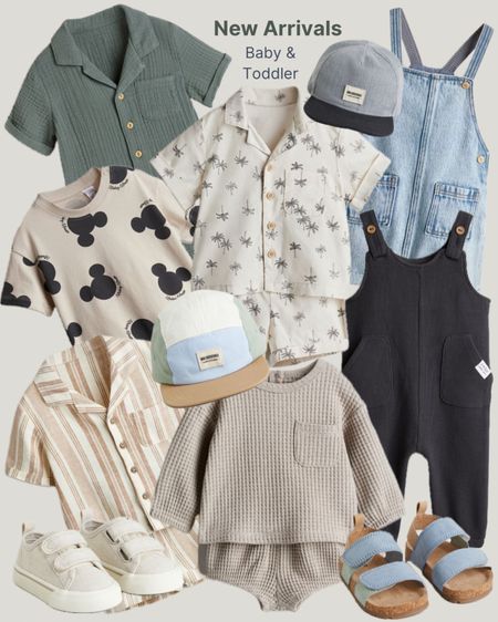 Toddler Boy Outfit, Toddler Boy Style, Baby Boy Style, Baby Summer Hat, Cotton Overalls, Clothes Spring, Neutral Baby Clothes, Baby Boy Summer