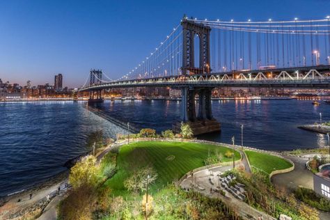 Nyc Itinerary, Nyc With Kids, Brooklyn Bridge Park, Manhattan Skyline, Prospect Park, East River, Interior Design Magazine, George Washington Bridge, Design Magazine