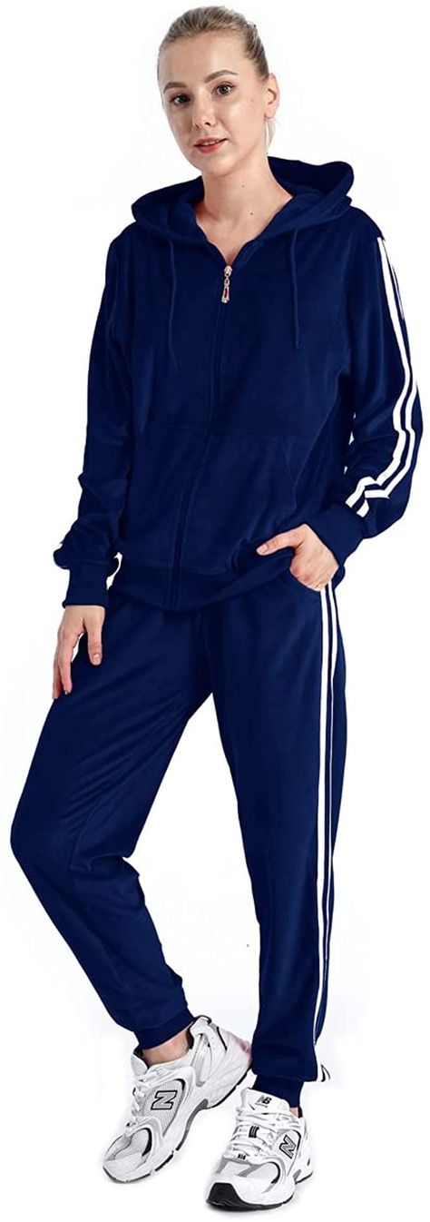 Velour Outfit, Velour Outfits, Stylish Loungewear, Track Suits, Velour Tracksuit, Jogging Suit, Sweatpants Set, Tracksuit Set, Casual Design