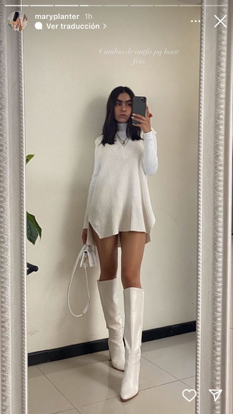 White Thigh Boots Outfit, White High Boots Outfit, White Long Boots Outfit, Knee High White Boots Outfit, White Thigh High Boots Outfit, Botas Blancas Outfits, White Knee High Boots Outfit, Paris Summer Outfits, White Thigh High Boots