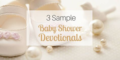 3 Sample Baby Shower Devotionals - There is a lot in the Bible to be said when it comes to carrying a baby and raising children, so do your best to pick out the more relevant verses and explain how they apply to the mama-to-be. Here goes: Perfectly Knitted by Him “I was honored when I was asked to do this devotional for Grace’s baby shower. When I sat Baby Bible Verses, Devotional Ideas, Christian Baby Shower, Baby Shower Crafts, La Baby, Baby Shower Brunch, Simple Baby Shower, Book Baby, Christian Messages