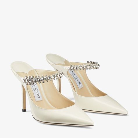 Women's Designer Shoes | Luxury Shoes | JIMMY CHOO Jimmy Choo Bing, Ballet Pink, Leather Mules, Wedding Shoes, Jimmy Choo, Perfect Pair, Wedding Shoe, Patent Leather, Heel Height