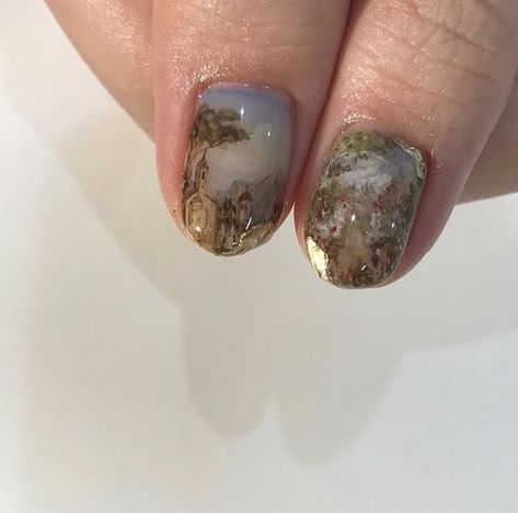 Nails Art Aesthetic, Academia Nails, Vintage Nails, Blush Nails, Pretty Gel Nails, Really Cute Nails, Soft Nails, Nail Tattoo, Jelly Nails