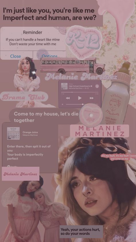 Melanie Martinez The Bakery Art, Mealine Martinez Wallpapers, Cute Wallpapers Melanie Martinez, Melanie Martinez Background K-12, Melanie Martinez Wallpaper Trilogy Tour, Pink Melanie Martinez Wallpaper, Aesthetic Wallpaper Melanie Martinez, Melanie Martinez Core Aesthetic, Melanie K-12