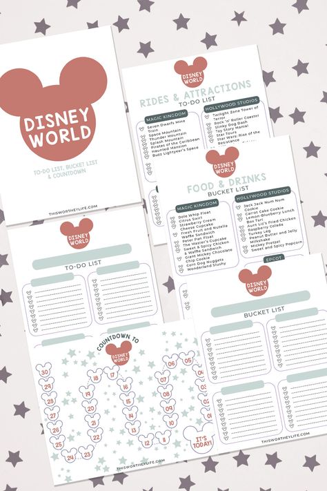 Disney World Planning Printables 2023, Disney Binder Printables Free, Disney Pdf Free Printable, Disney Spreadsheet Template, Disneyworld Printables Free, Wdw Planning Printables, Disney Vacation Planning Printables, Disney Day Planner Free Printable, Disney World Budget Planner