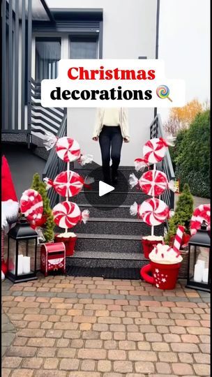 2.2K reactions · 448 shares | Turn our home into a festive wonderland with these outdoor Christmas décor ideas! 🎄✨ From sparkling lights to DIY wreaths and charming snowflake displays, create a magical entrance that welcomes holiday cheer. Let your house be the highlight of the neighborhood with stunning, creative touches that embody the spirit of Christmas! 

#ChristmasDecor #OutdoorHolidayDecor #FestiveLights #DIYChristmas #reels #decor #christmas #OutdoorDecor #ChristmasVibes #HolidayDecor #FestiveSeason #FrontYardDecor #ChristmasLights #DIYDecor #WinterWonderland #HolidayMagic #ChristmasIdeas #HomeDecor #CreativeChristmas #MerryAndBright #OutdoorDIY #SeasonalDecor #viral | ARTEJOA ✨ Candy Land Decor, Christmas Homemade Gifts, Front Yard Decor, Gingerbread Theme, Christmas Homemade, Sparkling Lights, The Spirit Of Christmas, Christmas Décor, Christmas D